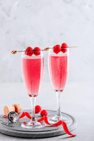 Galentine Champagne Cocktail