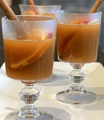 Hot Cider With Chai Butter